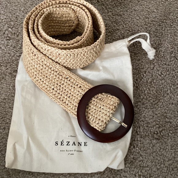 Sezane Yves Raffia belt - Picture 5 of 6
